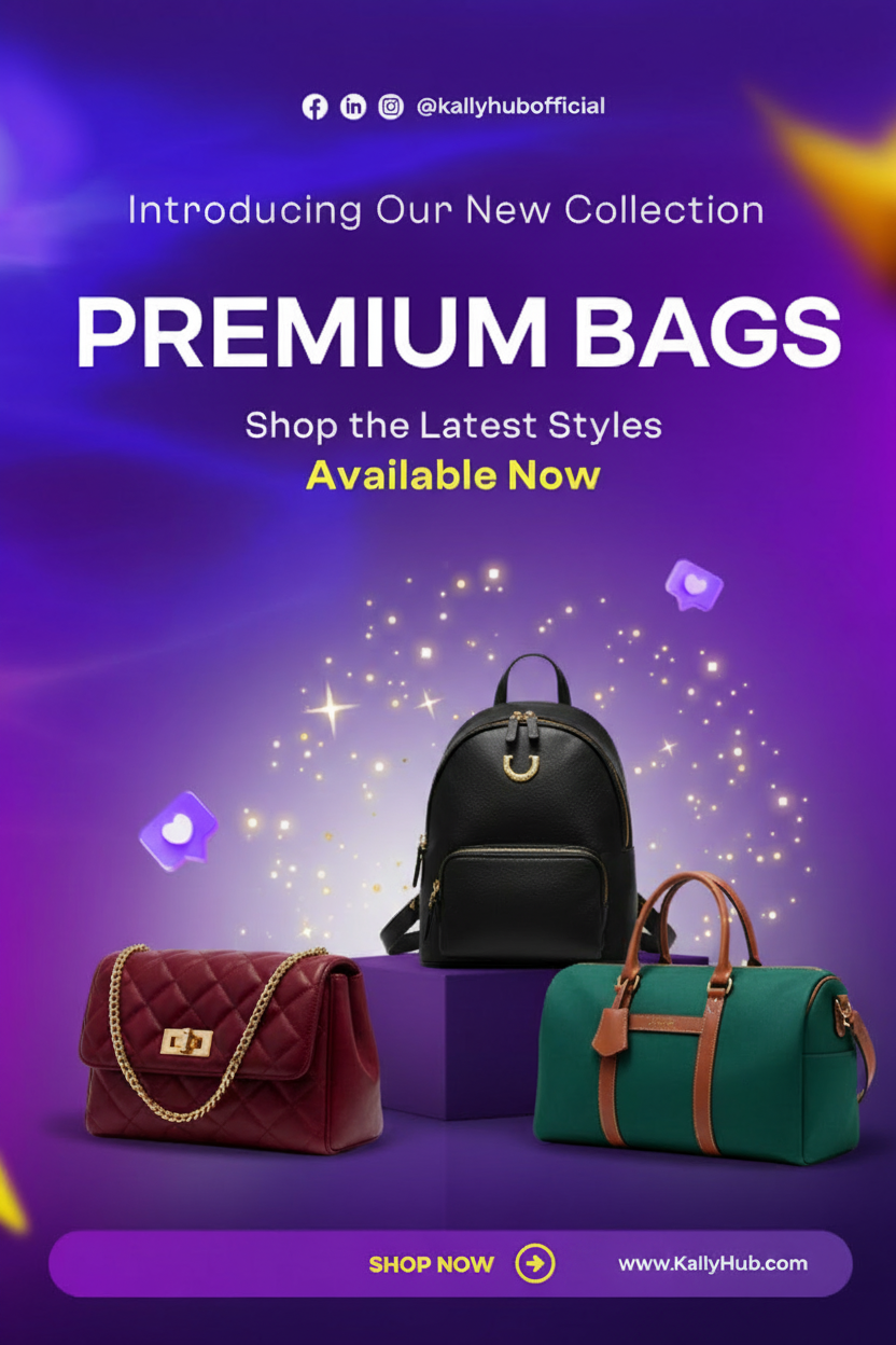 KallyHub Premium Bags Banner Updated